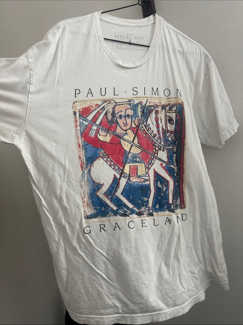 Vintage Paul Simon Graceland Graphic T-Shirt - White